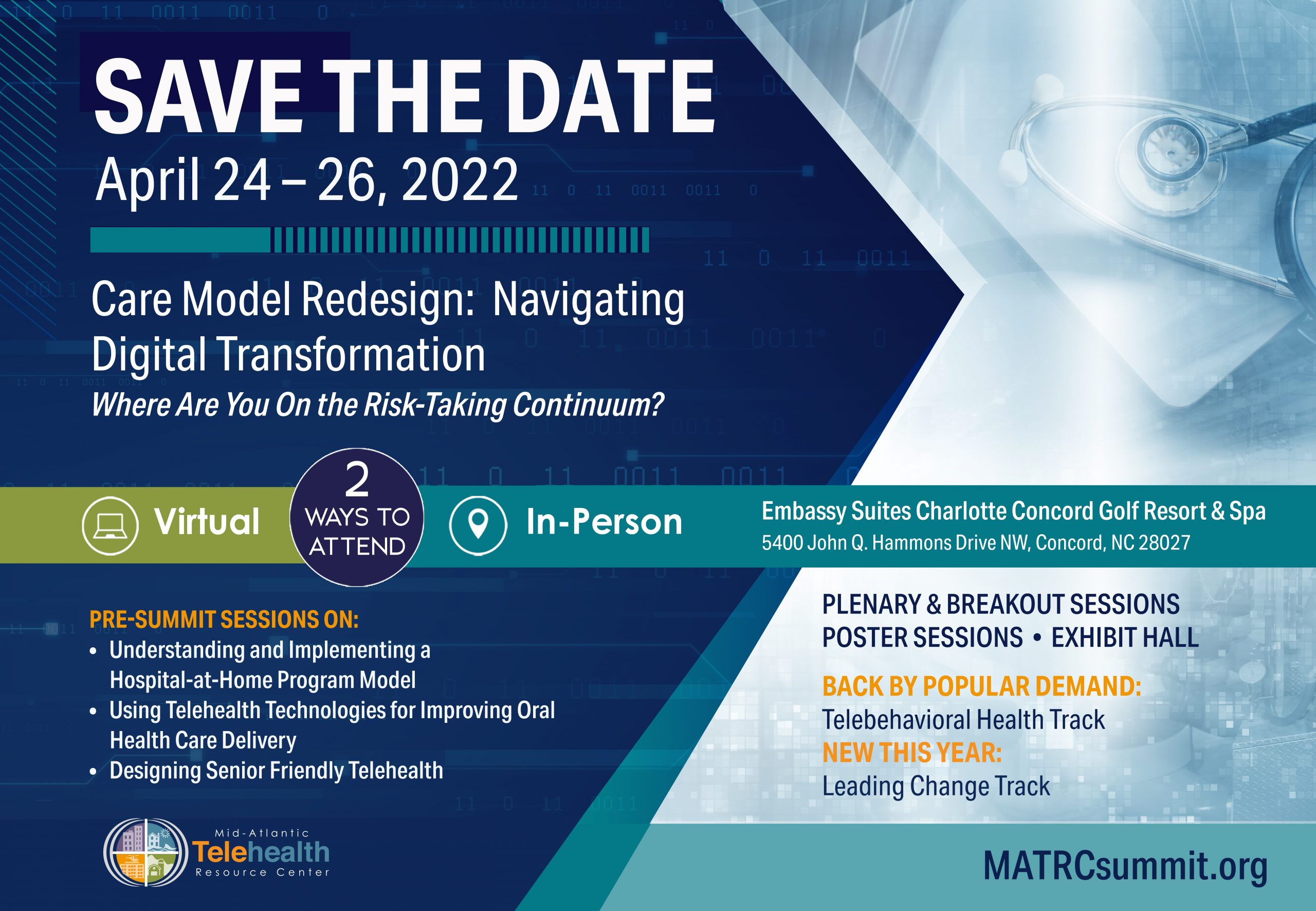 Save the Date for #MATRC2022!
